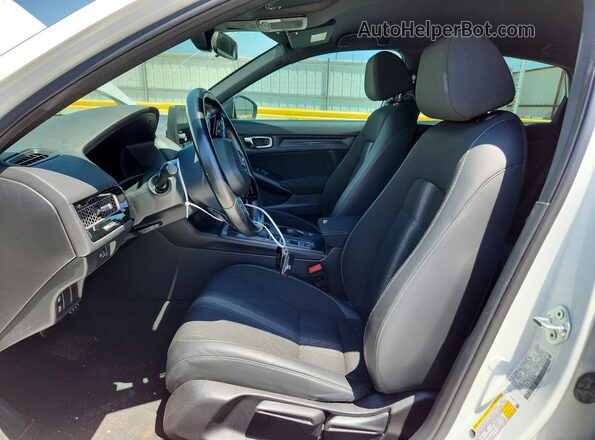 2HGFE2F54NH550381 2022 HONDA CIVIC White წინა სალონის ხედი