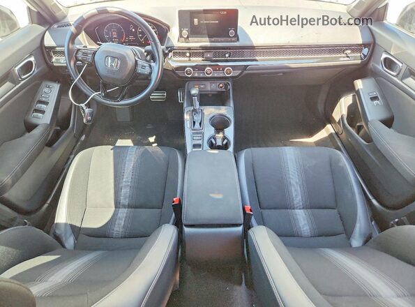 2HGFE2F54NH550381 2022 HONDA CIVIC White წინა პანელის ხედი