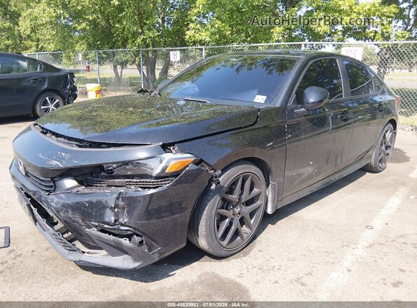 2HGFE2F54NH557007 2022 HONDA CIVIC Black Przód lewy