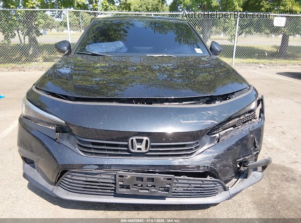 2HGFE2F54NH557007 2022 HONDA CIVIC Black Widok zestawu wskaźników