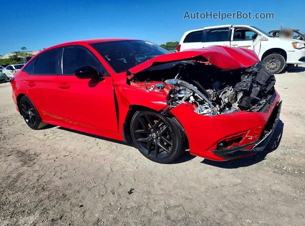 2HGFE2F54NH561462 2022 HONDA CIVIC Red Przód prawy