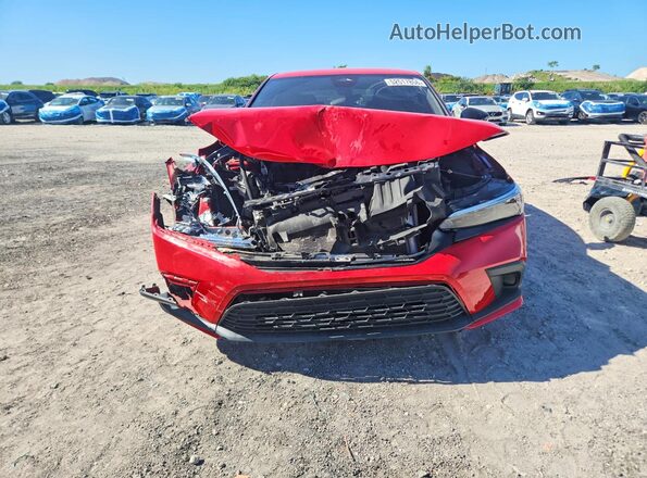2HGFE2F54NH561462 2022 HONDA CIVIC Red Widok z przodu
