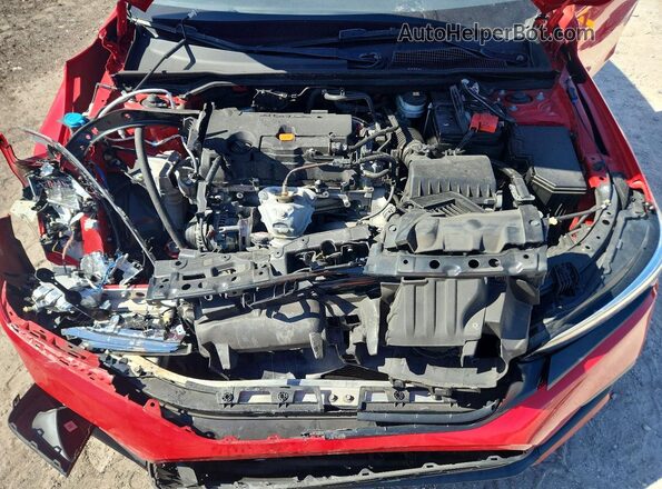 2HGFE2F54NH561462 2022 HONDA CIVIC Red Widok wnętrza z tyłu