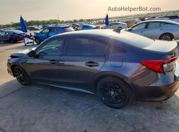 2HGFE2F54NH567472 2022 HONDA CIVIC Gray Trasero izquierdo