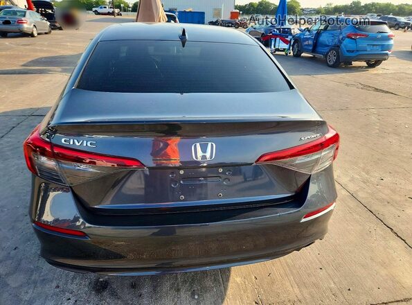 2HGFE2F54NH567472 2022 HONDA CIVIC Gray Vista trasera