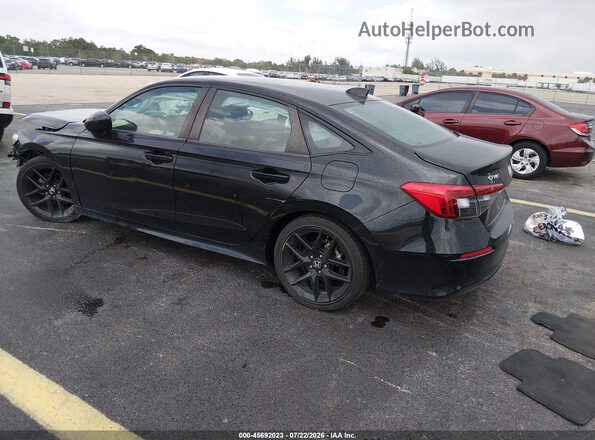 2HGFE2F54NH576527 2022 HONDA CIVIC Black Задня ліва чверть