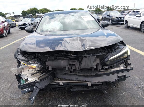 2HGFE2F54NH576527 2022 HONDA CIVIC Black Вид спереду