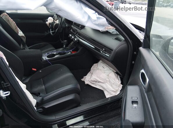 2HGFE2F54NH576527 2022 HONDA CIVIC Black Вид салону спереду