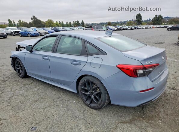 2HGFE2F54NH580383 2022 HONDA CIVIC Gray Rear left