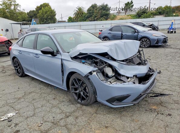 2HGFE2F54NH580383 2022 HONDA CIVIC Gray Front right