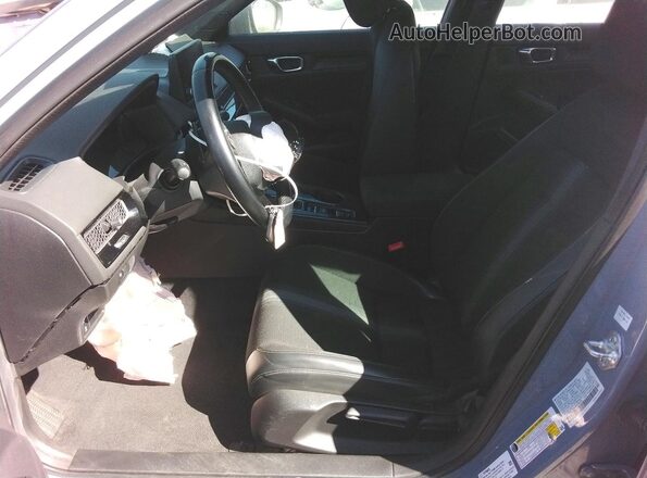 2HGFE2F54NH580383 2022 HONDA CIVIC Gray Front interior view