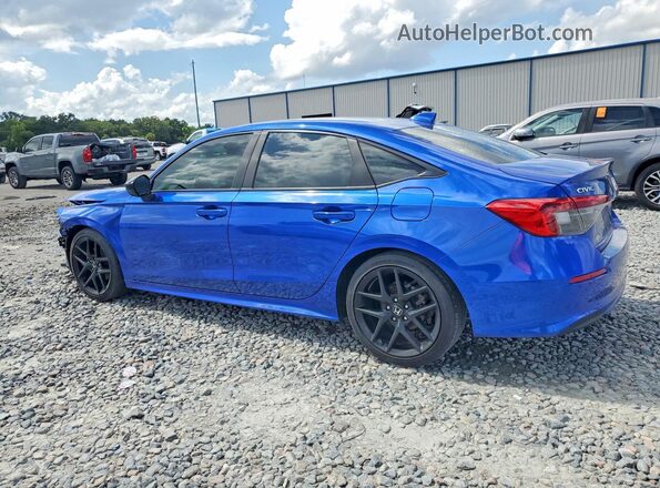 2HGFE2F54NH580920 2022 HONDA CIVIC Blue Задня ліва чверть