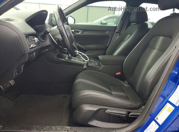 2HGFE2F54NH580920 2022 HONDA CIVIC Blue Вид салону спереду