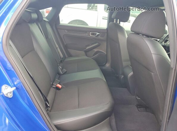 2HGFE2F54NH580920 2022 HONDA CIVIC Blue Вид задніх сидінь