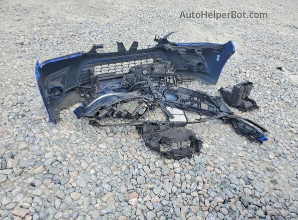 2HGFE2F54NH580920 2022 HONDA CIVIC Blue Вид підкапотного простору
