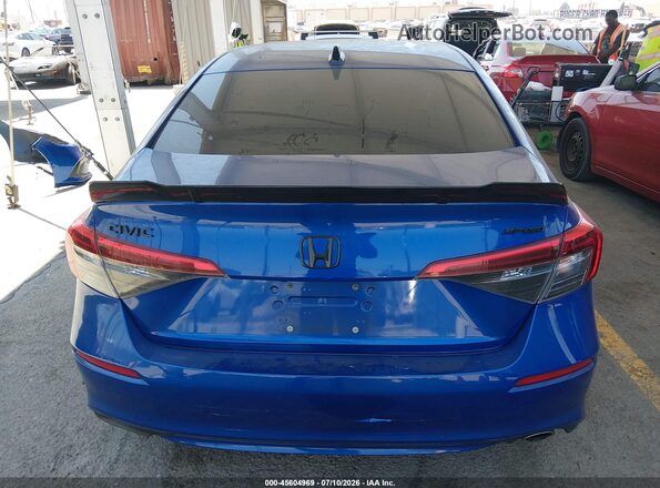 2HGFE2F54NH585390 2022 HONDA CIVIC Blue 