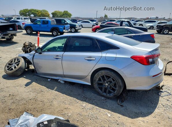 2HGFE2F54NH609624 2022 HONDA CIVIC Gray Հետևի ձախ