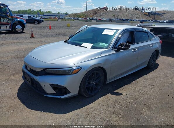 2HGFE2F54NH609638 2022 HONDA CIVIC Silver Vista tres cuartos delantera izquierda