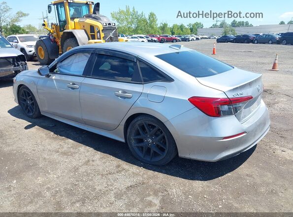 2HGFE2F54NH609638 2022 HONDA CIVIC Silver Trasero izquierdo