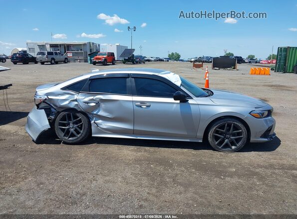 2HGFE2F54NH609638 2022 HONDA CIVIC Silver Vista interior trasera