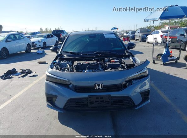 2HGFE2F54PH510644 2023 HONDA CIVIC Blue უკანა სალონის ხედი