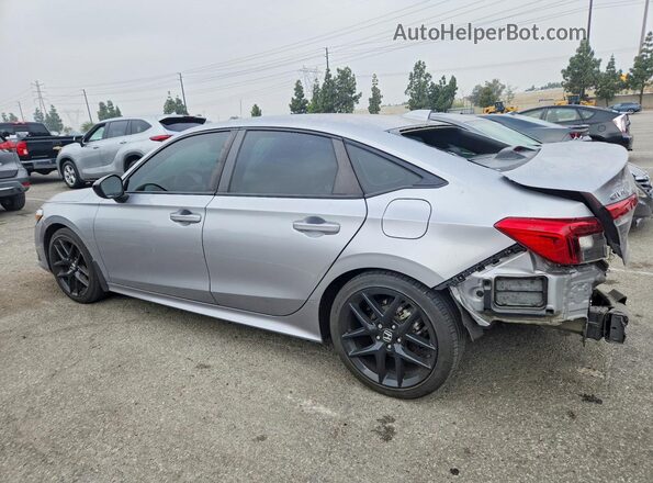 2HGFE2F54PH513754 2023 HONDA CIVIC Silver Rear left