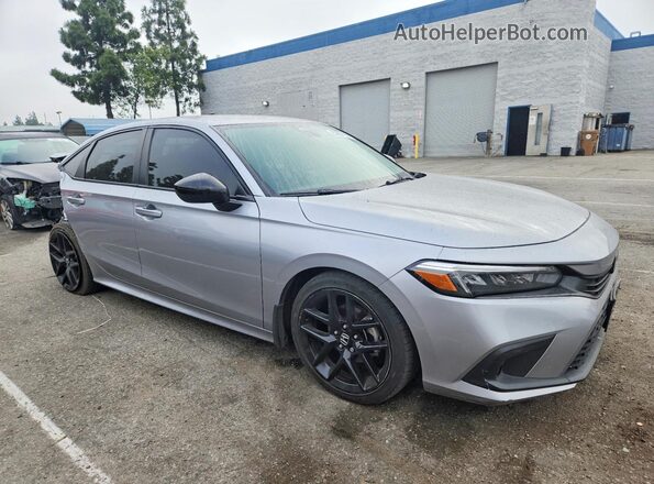 2HGFE2F54PH513754 2023 HONDA CIVIC Silver Front right