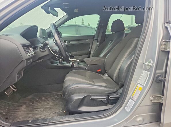 2HGFE2F54PH513754 2023 HONDA CIVIC Silver Front interior view