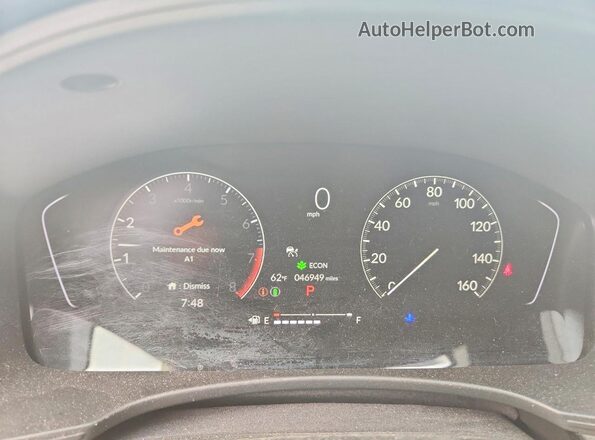 2HGFE2F54PH513754 2023 HONDA CIVIC Silver Instrument cluster view