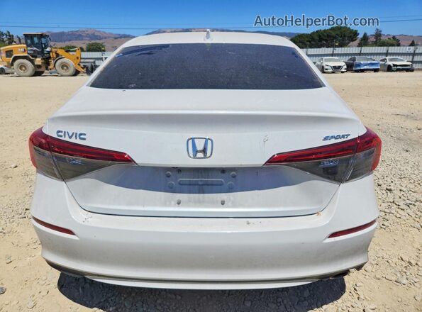 2HGFE2F54PH518596 2023 HONDA CIVIC White Vista trasera