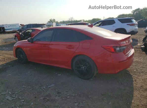 2HGFE2F54PH522731 2023 HONDA CIVIC Red Հետևի ձախ