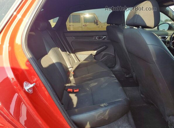 2HGFE2F54PH522731 2023 HONDA CIVIC Red Հետևի նստատեղերի տեսք