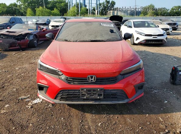 2HGFE2F54PH522731 2023 HONDA CIVIC Red Դիմացի տեսք