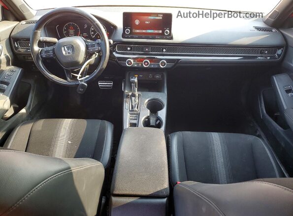 2HGFE2F54PH522731 2023 HONDA CIVIC Red Առջևի վահանակի տեսք