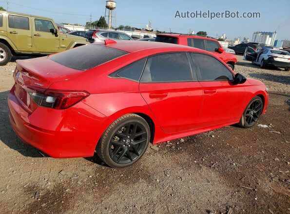 2HGFE2F54PH522731 2023 HONDA CIVIC Red Հետևի աջ