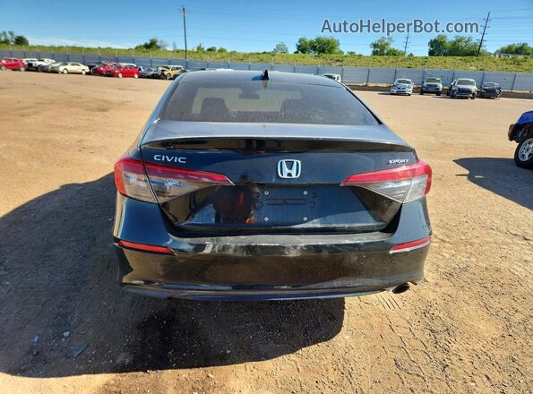 2HGFE2F54PH527377 2023 HONDA CIVIC Black უკანა ხედი