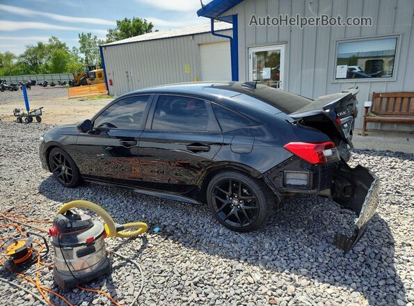 2HGFE2F54PH531249 2023 HONDA CIVIC Black Trasero izquierdo