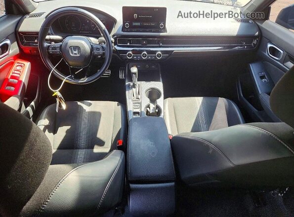 2HGFE2F54PH531249 2023 HONDA CIVIC Black Vista del salpicadero