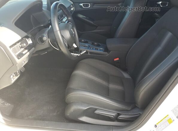 2HGFE2F54PH543708 2023 HONDA CIVIC White Front interior view