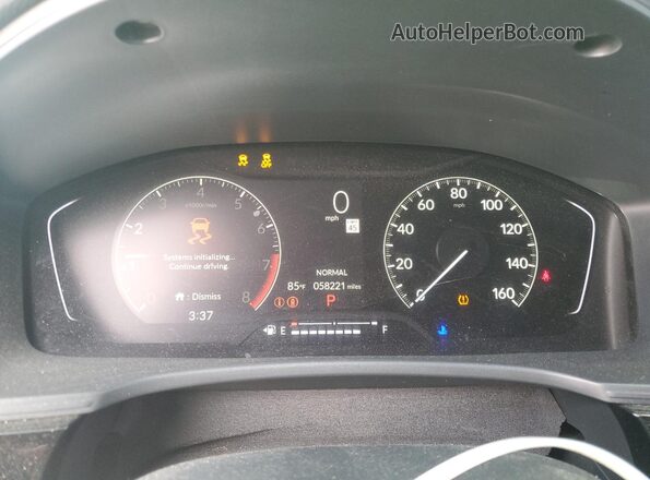 2HGFE2F54PH543708 2023 HONDA CIVIC White Instrument cluster view
