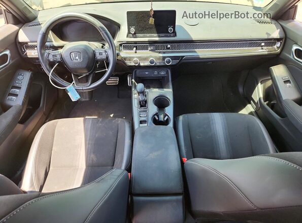 2HGFE2F54PH557219 2023 HONDA CIVIC Black Widok deski rozdzielczej