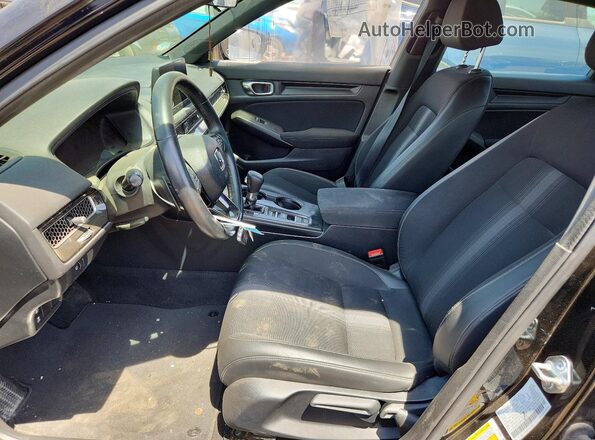 2HGFE2F54PH557219 2023 HONDA CIVIC Black Widok wnętrza z przodu