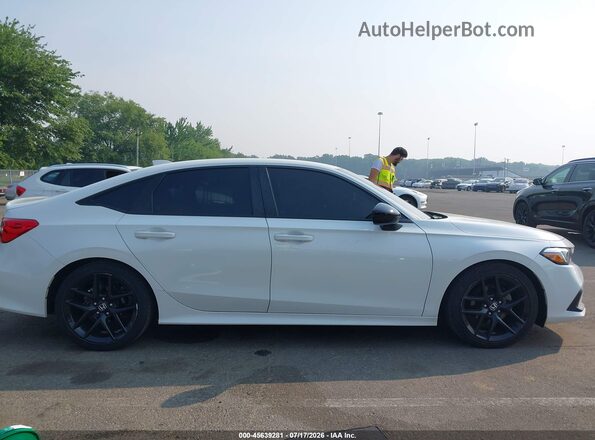 2HGFE2F54PH560976 2023 HONDA CIVIC White Widok wnętrza z tyłu
