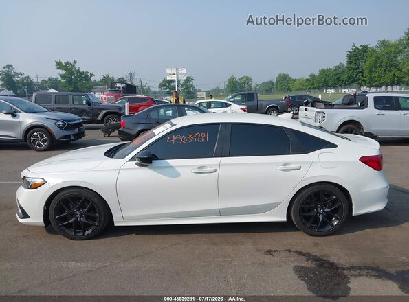 2HGFE2F54PH560976 2023 HONDA CIVIC White Widok zestawu wskaźników