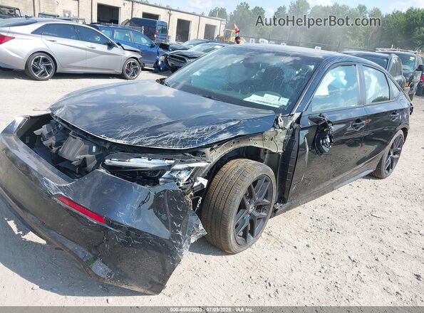 2HGFE2F54PH563280 2023 HONDA CIVIC Black Przód lewy