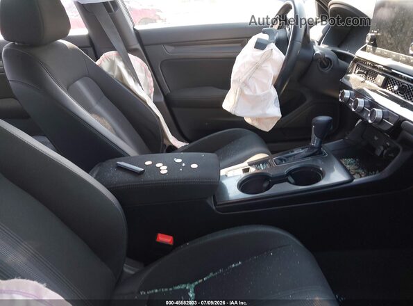 2HGFE2F54PH563280 2023 HONDA CIVIC Black Widok wnętrza z przodu