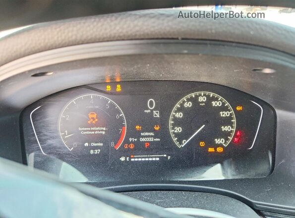 2HGFE2F54PH571119 2023 HONDA CIVIC White ხელსაწყოთა პანელის ხედი