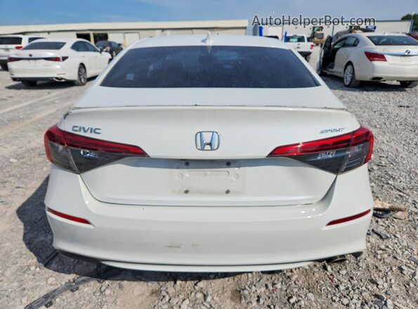 2HGFE2F54PH571119 2023 HONDA CIVIC White უკანა ხედი