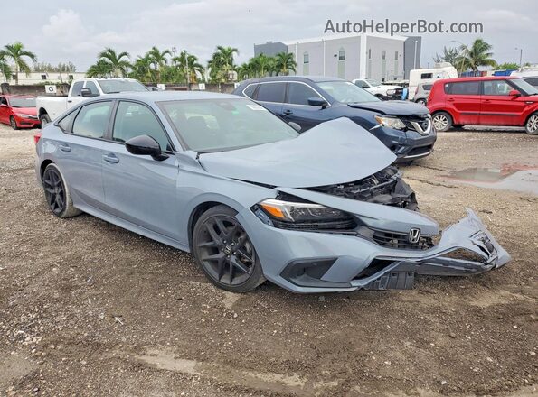 2HGFE2F54RH513983 2024 HONDA CIVIC Gray Առջևի աջ