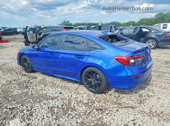 2HGFE2F54RH524319 2024 HONDA CIVIC Blue Задня ліва чверть
